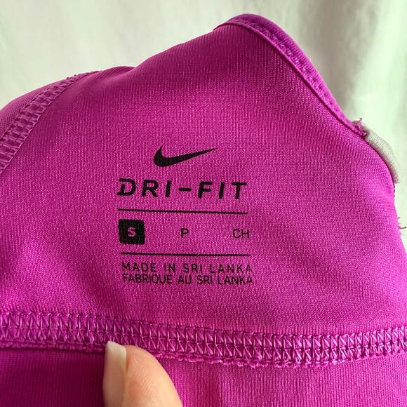 Nike Women's Small Pink Dri-Fit Impact High Support Strappy Sports Bra Athletic - Picture 4 of 8